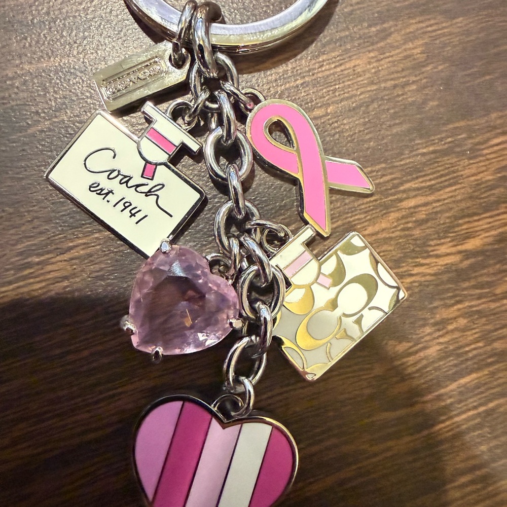 Coach Breast Cancer Awareness Charm - Picture 4 of 6